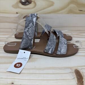 Universal Thread Snakeskin Sandals Women’s 10